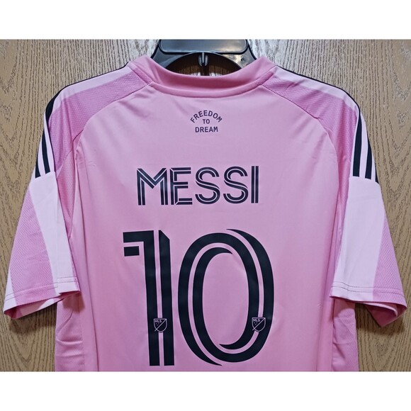 Lionel Messi (Adidas)-(Inter)-(Miami)-(Pink)-(Jersey)-(New)-(Size:L)-$98.00 - Picture 5 of 11